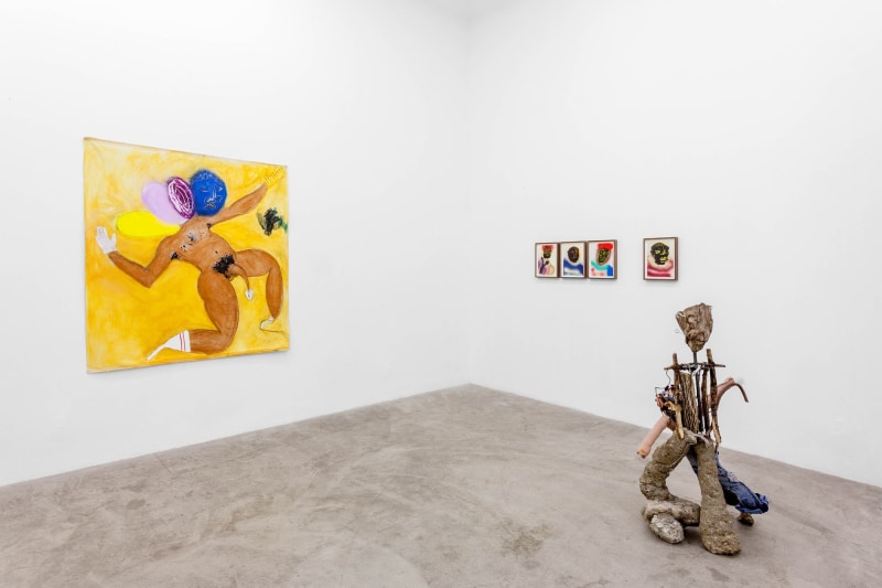 Through the people we are looking at ourselves, two-person with Curtis Santiago, installation view at COOPER COLE, 2017.