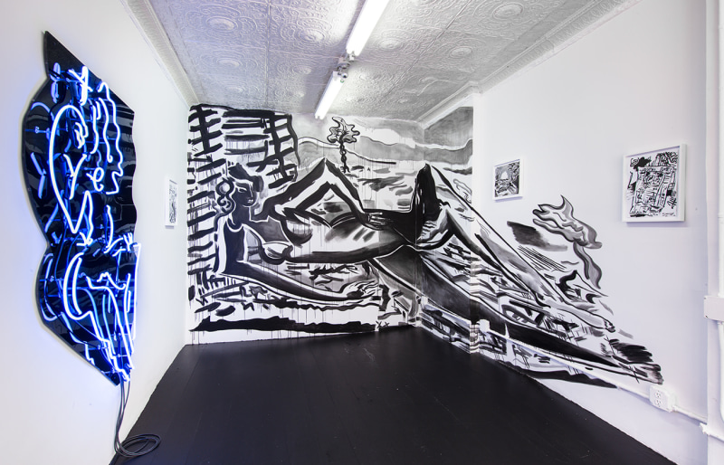 Installation view, YES, at Chapter NY, 2015