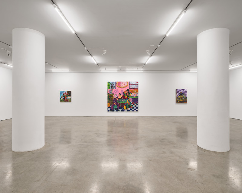 Gallo Gallina, installation view, Marlborough Gallery, New York, 2024