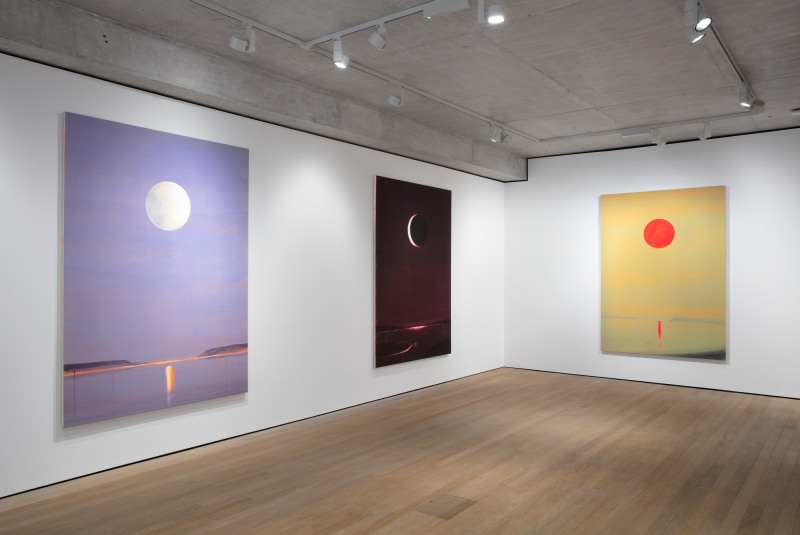 Wanda Koop, Eclipse, installation view, Night Gallery, Cork Street, London, 2023