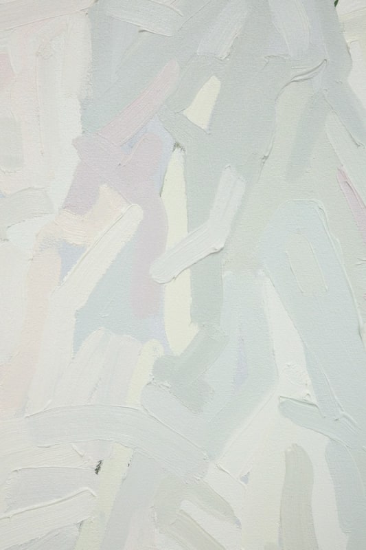 &quot;Mt. Wilson (White, Yellow, Pink, Green, Gray),&quot; 2015. Detail.