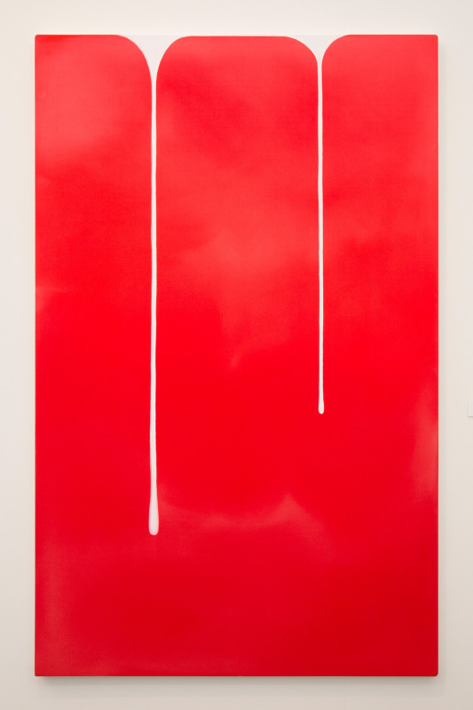 &quot;Spill (Red-White),&quot; 2018