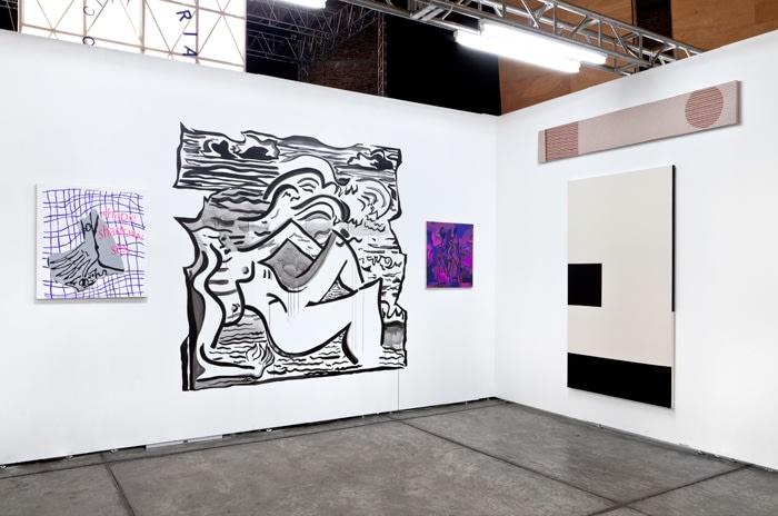 Installation view, Material Art Fair, Mexico City, 2015