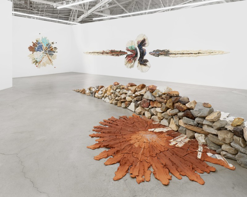Spiraling Open and Closed Like an Aperture, installation view, 2020.
