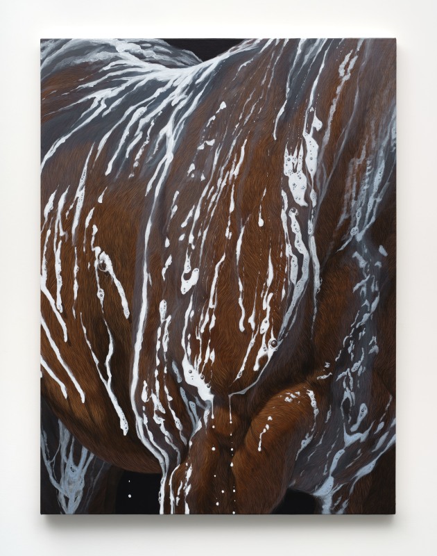 Sarah Miska, &quot;Squeaky Clean&quot;, 2024, acrylic on canvas, 48 x 36 in (121.9 x 91.4 cm)