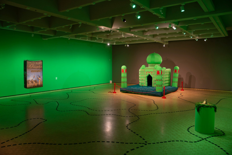 From India to Canada and back to India (There is nothing I can possess which you cannot take away), installation view, MacKenzie Art Gallery, Regina, Canada, 2020. Photo: Sarah Fuller