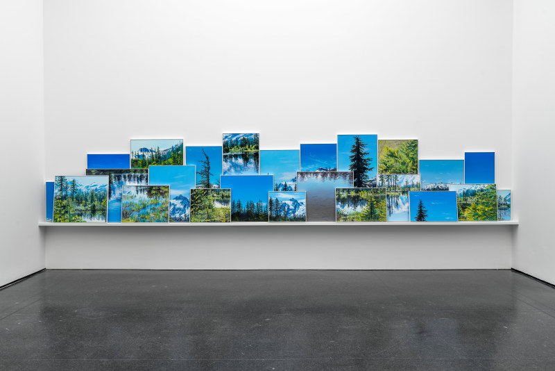 Cynthia Daignault, &quot;Picture Lake&quot;, installation view of The Living End, MCA Chicago, 2024