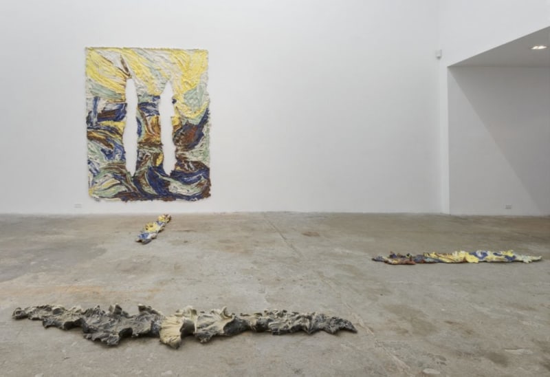 30 lbs. of Proximal Frontage, installation view, Mesler/Feuer, 2015