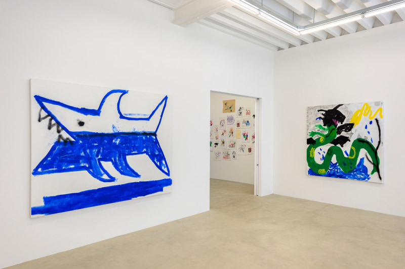 Robert Nava, Installation view at Sorry We're Closed, 2018
