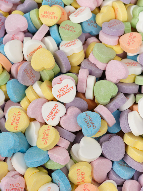 Divya Mehra, &quot;Modernity at Large (othering the Other)&quot;, detail, 2015-ongoing, sugar, corn syrup, dextrose, glycerine, artificial and natural flavors, gelatin, vegetable gums, artificial colors, glass jar, dimensions variable, candy jar: 13 1/2 x 10 x 10 in (34.3 x 25.4 x 25.4 cm)