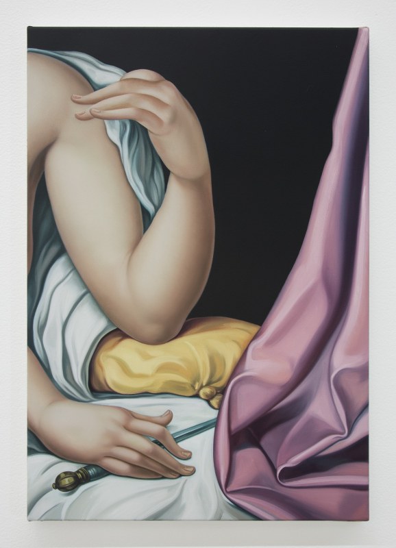 Jesse Mockrin, &quot;A burden sweet&quot;, 2019, oil on linen, 26 x 18 in (66 x 45.7 cm)