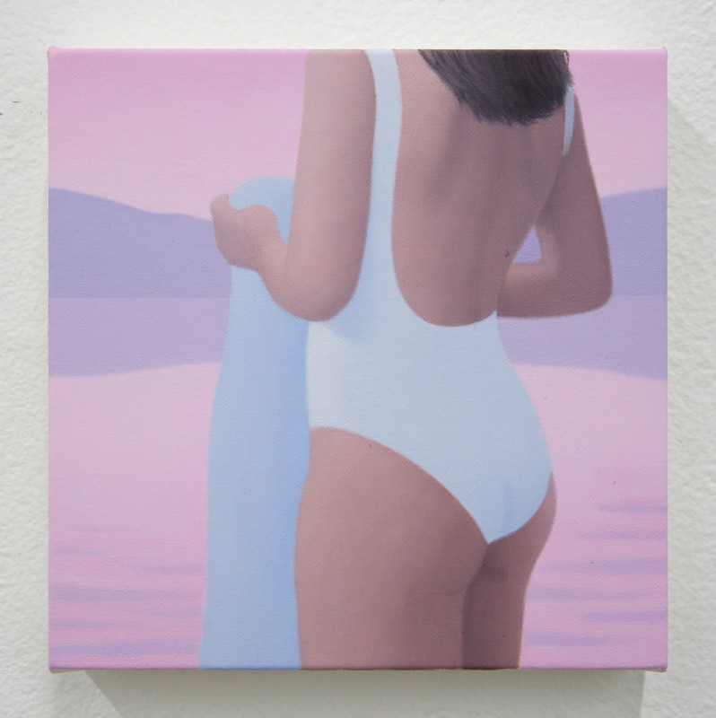 Ridley Howard, &quot;Swimsuit and Towel #4, Pink Lake,&quot; 2019