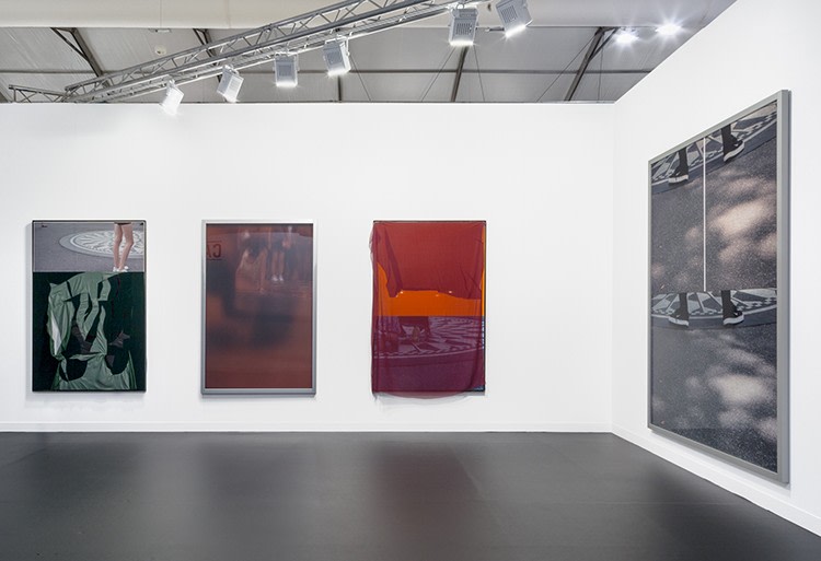 Installation view at Frieze London, 2016.