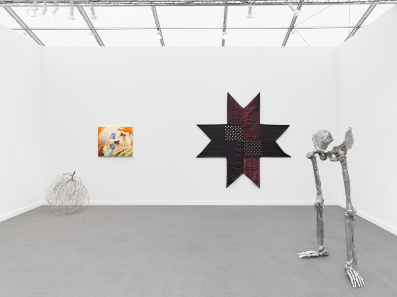 Josh Callaghan, Cynthia Daignault and Paul Heyer, installation view, Frieze L.A., 2024