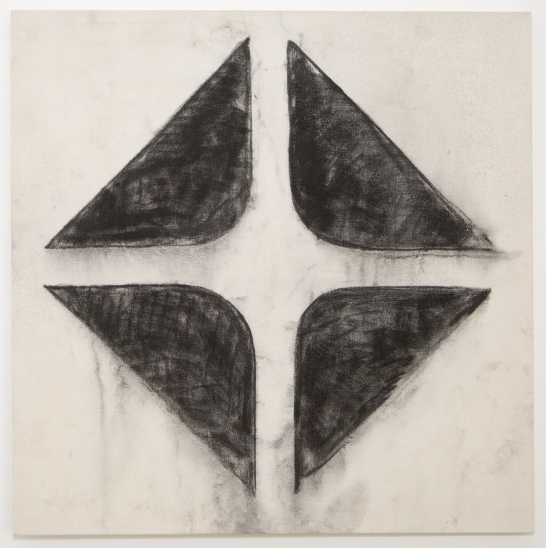 &ldquo;Arco,&quot; charcoal on canvas, 2013