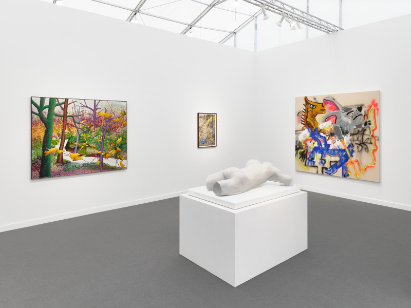 Ross Caliendo, Reza Aramesh and Robert Nava, Frieze Los Angeles, installation view, 2025