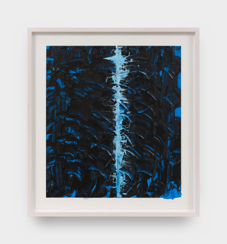 Claire Colette, &quot;Thunder&quot;, 2025, oil on paper, 22 x 20 in (55.9 x 50.8 cm)