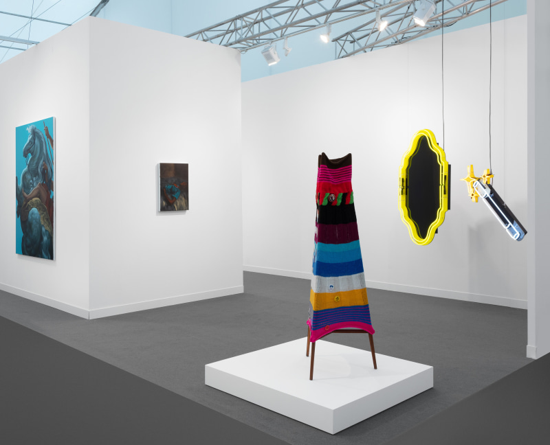 Installation view at Frieze London, 2021.