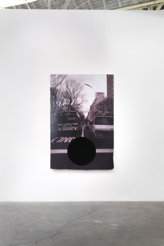 Rose Marcus, &quot;Green Light (One Point Perspective),&quot; ck1 daily installation view, 2014.