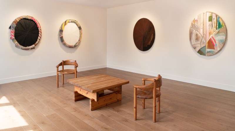Puffer Halo, installation view, The Living Room, Fairfax Dorn Projects, East Hampton, NY, 2021.