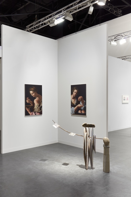 Cynthia Daignault, Jesse Mockrin and Catalina Ouyang, installation view, Art Basel Miami Beach, 2023