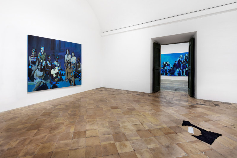One Day I Broke a Mirror: Yoko Ono / Claire Tabouret, installation view, Villa Medici, Rome, Italy, 2017