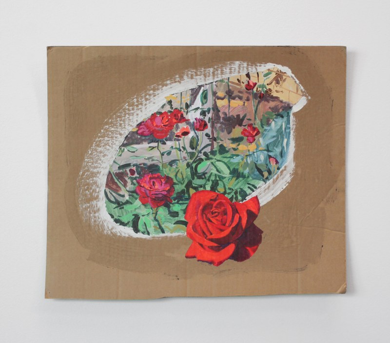 Christine Tien Wang, &quot;Rose,&quot; 2015, acrylic on cardboard,&nbsp;22 3/8 x 18 2/8 in (57.1 x 46.4 cm)