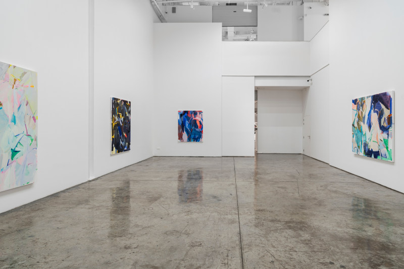 Rainbow Clearance &amp; Other Paintings, installation view, The Third Line, Dubai, 2022.
