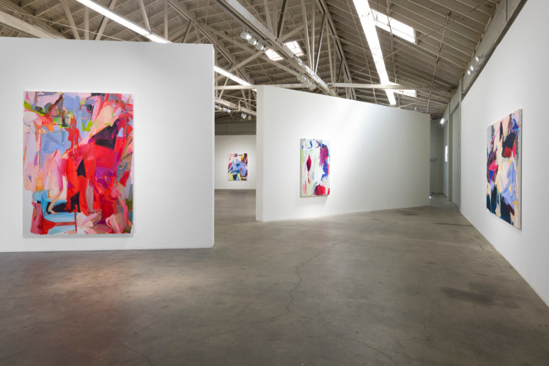 Sarah Awad, &quot;Double Field,&quot; installation view, Night Gallery, 2018