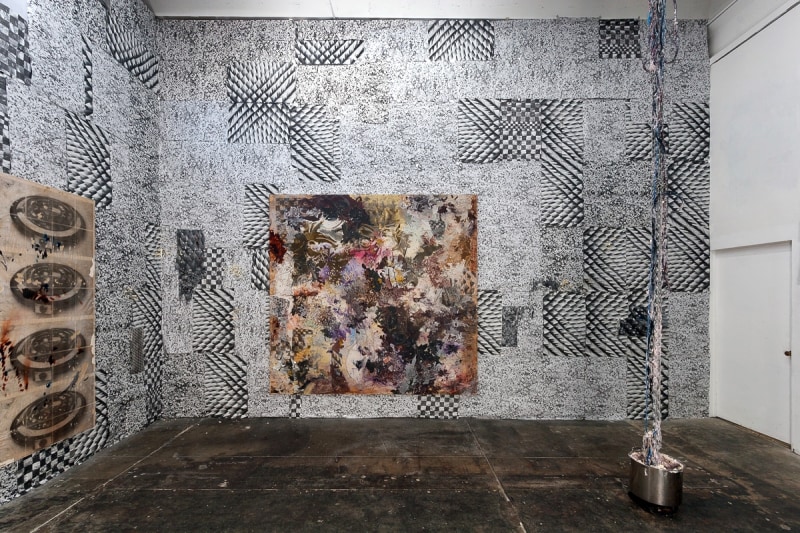 Installation view, Solid Single Burner, Michael Jon Gallery, Miami.
