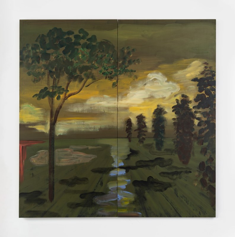 Wanda Koop, &quot;No Words (Landscape)&quot;, 1989, acrylic on plywood, 96 x 96 in (243.8 x 243.8 cm)
