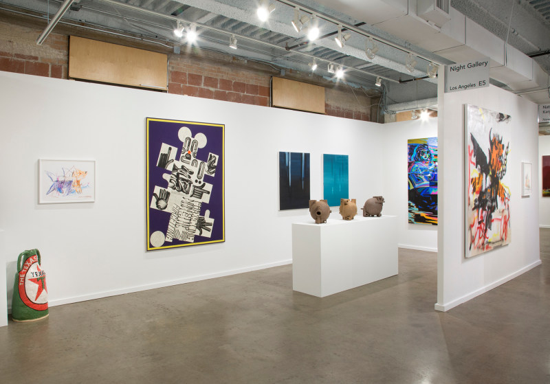 Installation view at Dallas Art Fair, 2019.