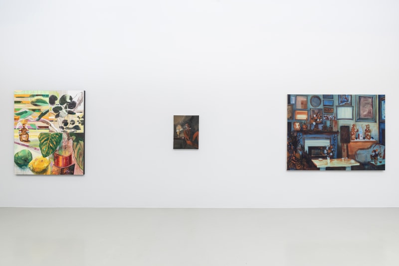 Uncanny Interiors, installation view, Nicola Vassell Gallery, New York, NY, 2022. Photo:&nbsp;Luis Corzo