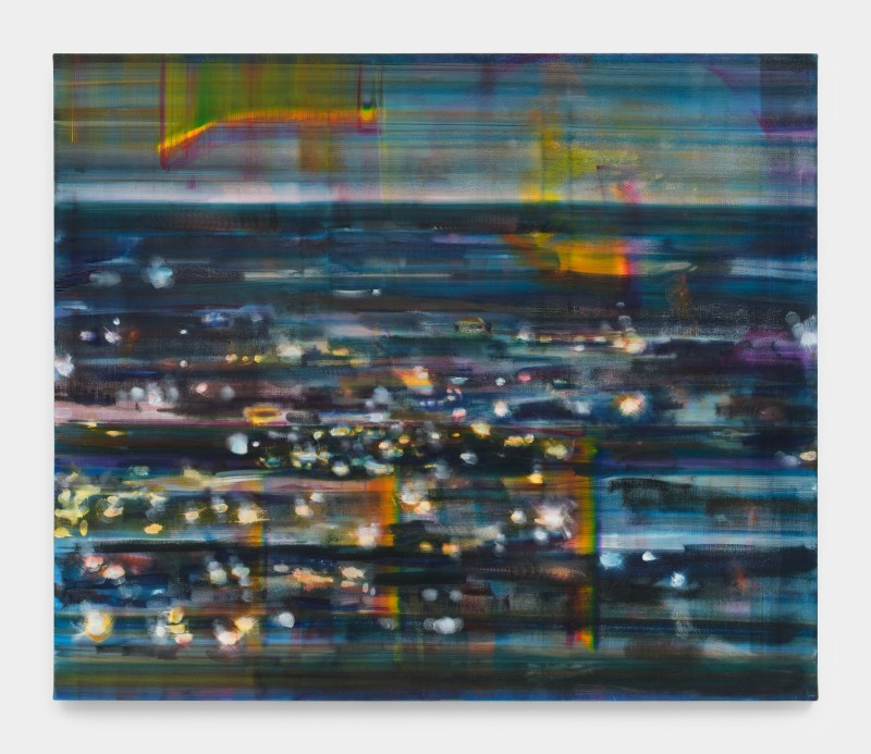 Ben Tong, &quot;Sea of Lemonade&quot;, 2023, oil on canvas, 56 x 66 in (142.2 x 167.6 cm)