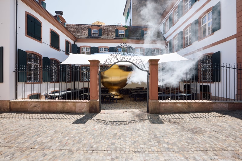Divya Mehra, &quot;Your Wish is Your Command&quot;, installed at Basel Social Club, 2025