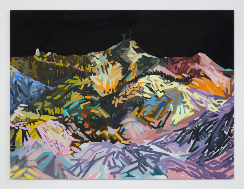 &quot;Mt. Wilson (Green, Blue, Red, Orange, Black),&quot; 2015.