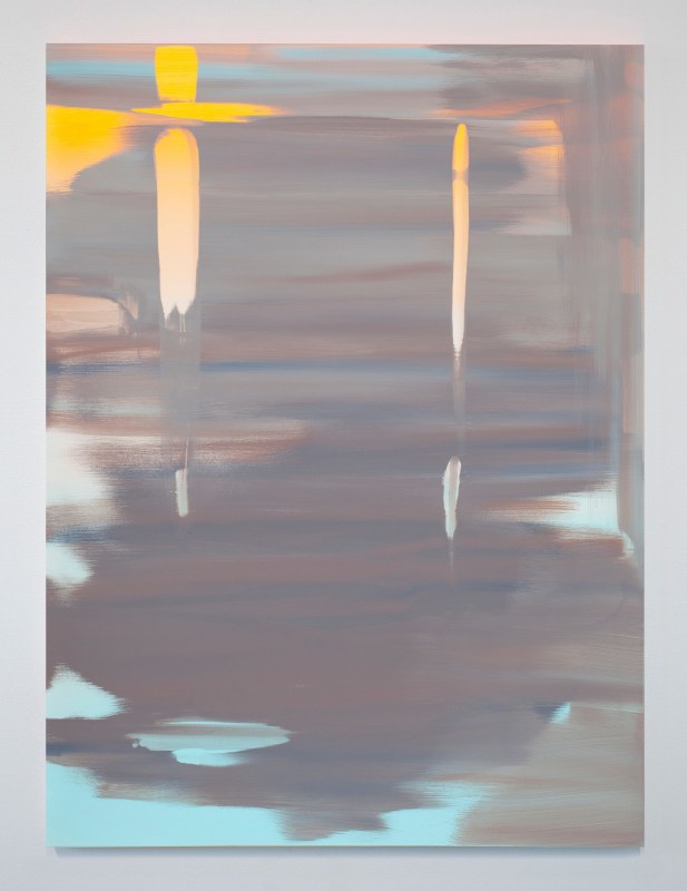 Wanda Koop, &quot;Reflect (Luminous Orange-Horizon Blue),&quot; 2018
