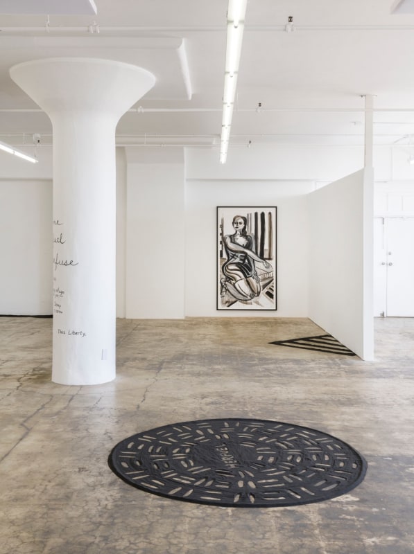 Herfugue, Installation view at JOAN, Los Angeles, 2019.