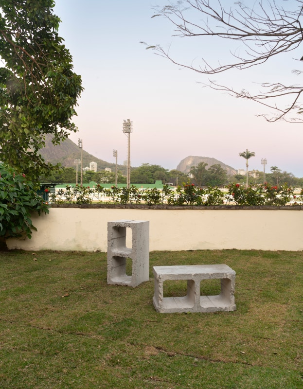 Barr&atilde;o &amp; Josh Callaghan: FALA COISA, installation view, Fortes D&rsquo;Aloia &amp; Gabriel | Carpintaria, Rio de Janeiro, Brazil, 2022.