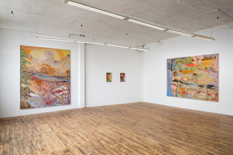 SHRINE, installation view, Stagg St. Studio,&nbsp;New York, NY, 2021.