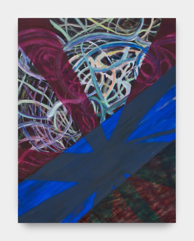 Marisa Takal, &quot;Throughout and with Power&quot;, 2024, oil on canvas, 65 x 50 in (165.1 x 127 cm)