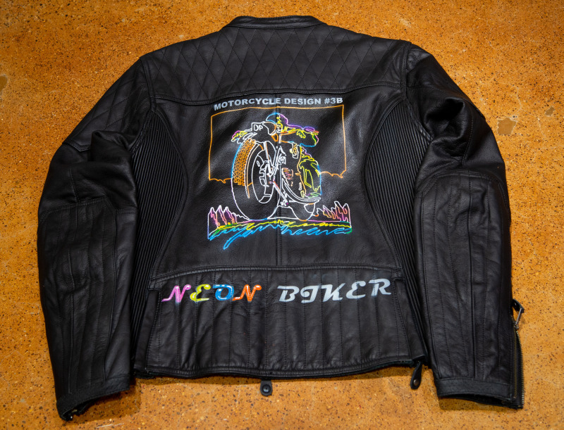 &quot;Neon Biker&quot; Jacket