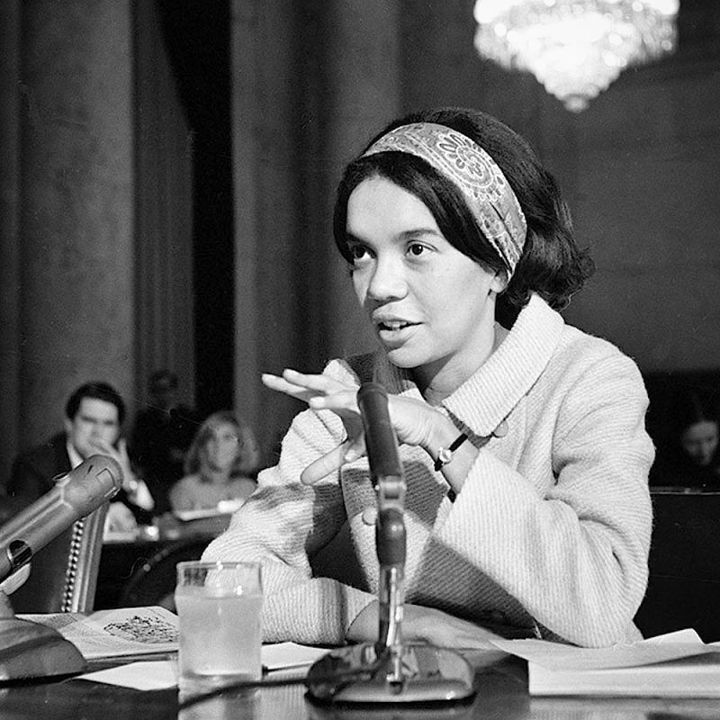 Marian Wright Edelman testifies before Congress about the government&amp;#39;s anti-poverty program, 1967.