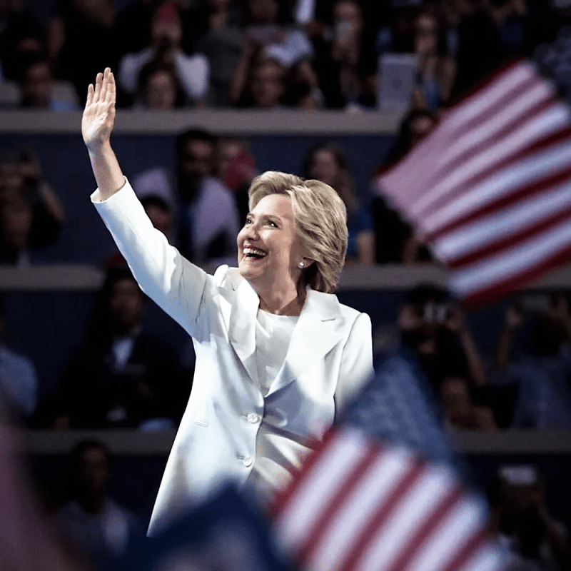 Presidential candidate Hillary Clinton at the Democratic National Convention, July 28, 2016, Philadelphia, PA.