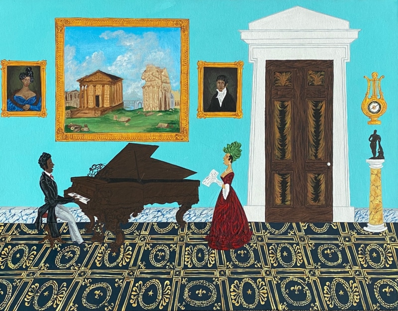 Andrew LaMar Hopkins portrays the significant role Creoles played in the civic life of New Orleans. &amp;ldquo;Edmond D&amp;eacute;d&amp;eacute; Piano Recital&amp;rdquo; (2019) shows the freeborn Creole musician and composer in his elegant salon.