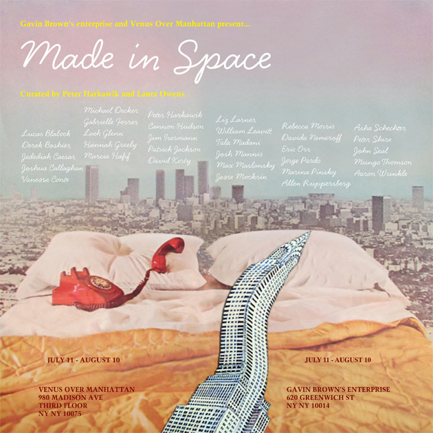 Made in Space - Curated by Laura Owens and Peter Harkawik - Exhibitions - Venus Over Manhattan