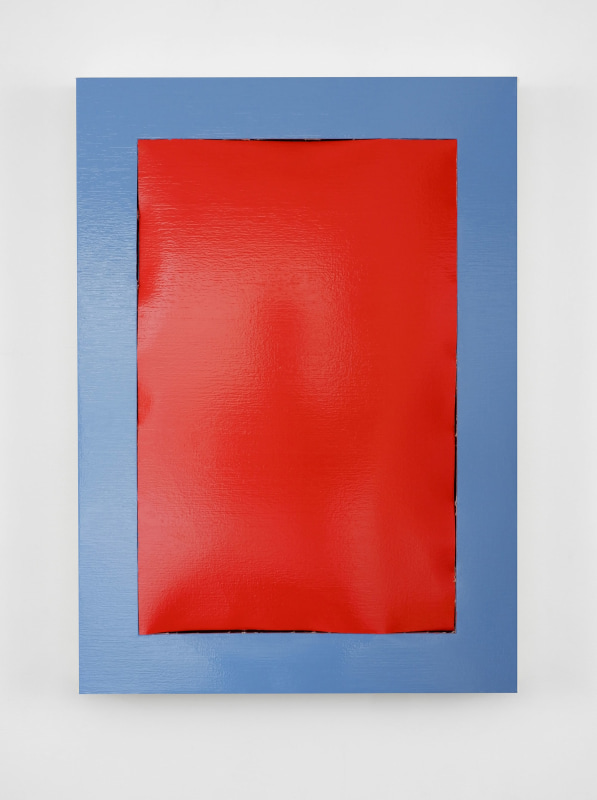 Peel (Red-Blue), Angela de la Cruz