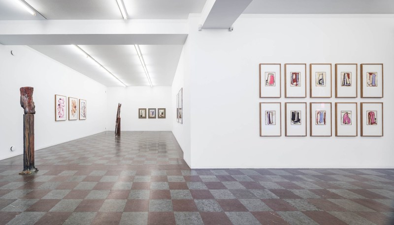 Installation Shot, DRAWINGS SCULPTURES BOOKS, 2020