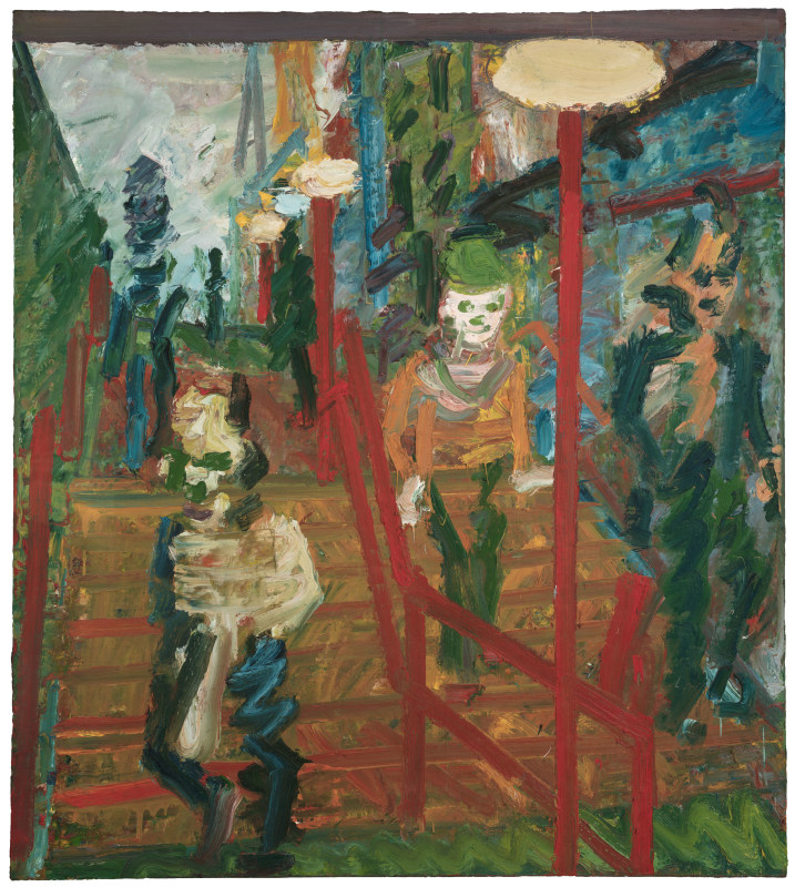 Frank Auerbach, “Study for St Pancras Steps”, 1978-1979