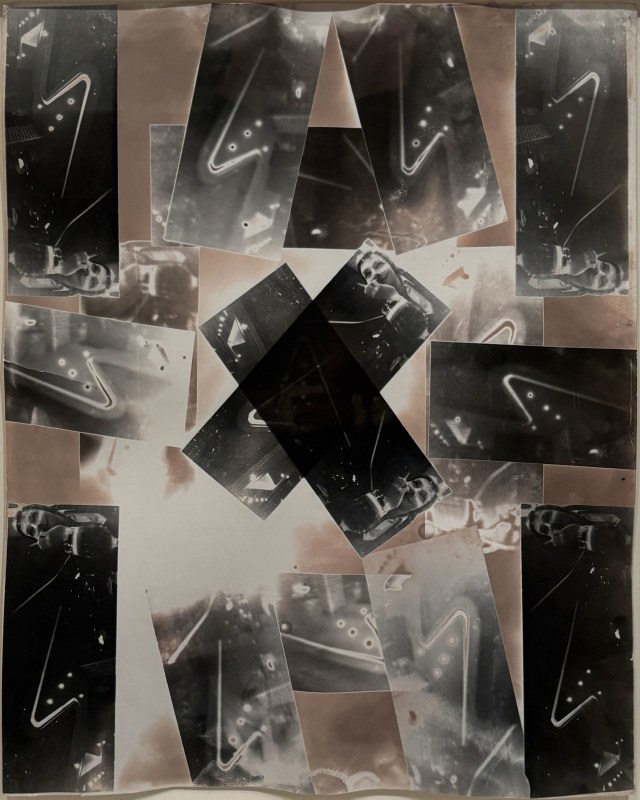 Sigmar Polke, “Paris (Montage with Woman and Beer Glass)”, 1971